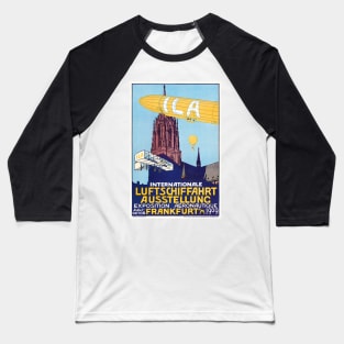 International Aeronautics Exhibition 1909 Vintage Poster Baseball T-Shirt